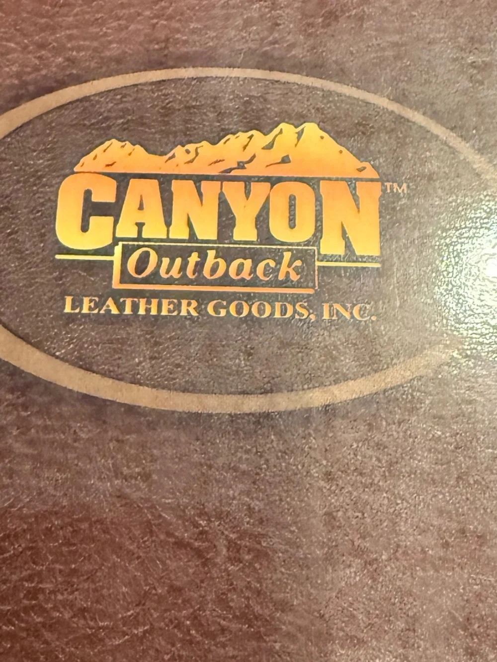 Cessna Leather Tote, by Canyon Outback, New and Never Worn